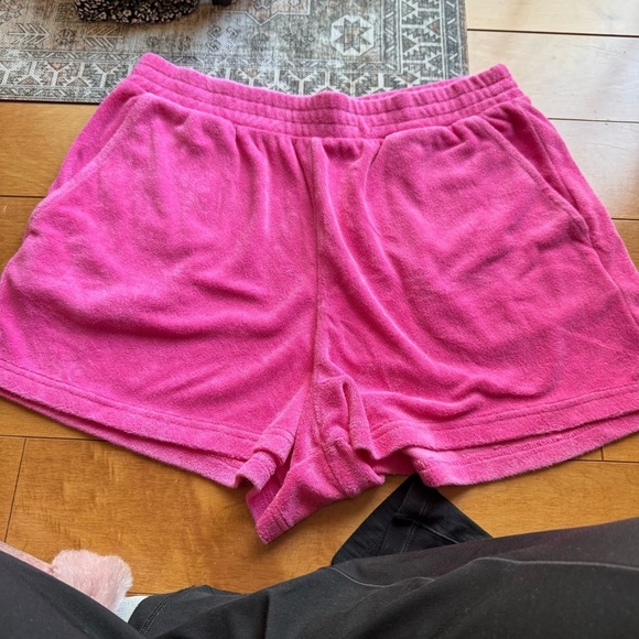 GAP Pink Athletic Shorts Elastic Waistband Stretchy Fit - Picture 1 of 4